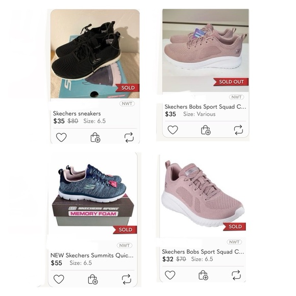 Skechers Lite-weight BOBS Sport Squad Chaos 6.5 Memory Foam Lace up sneaker MVE - Picture 16 of 16